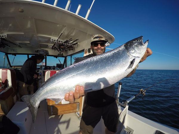 Jan and Olaf with lower river bass