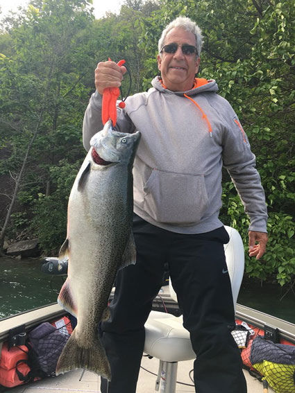 Gary Hall with a big king