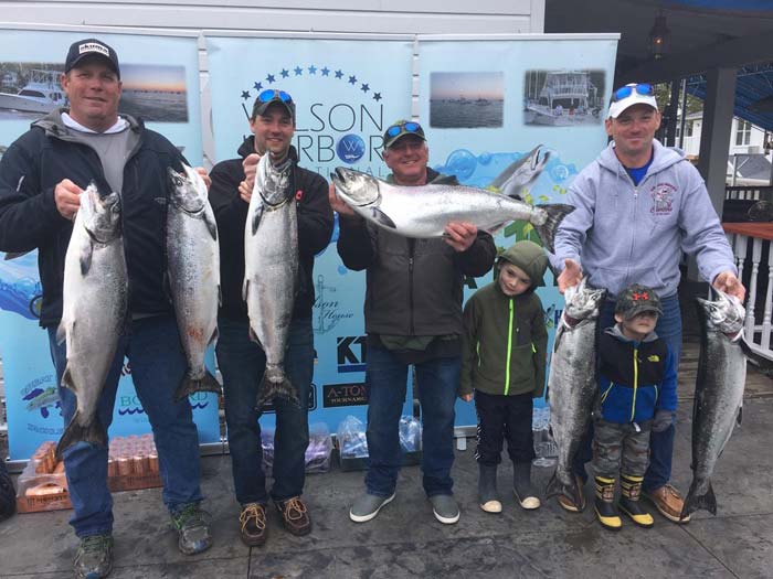 Capt. Mike Johannes of On The Rocks and his second place
