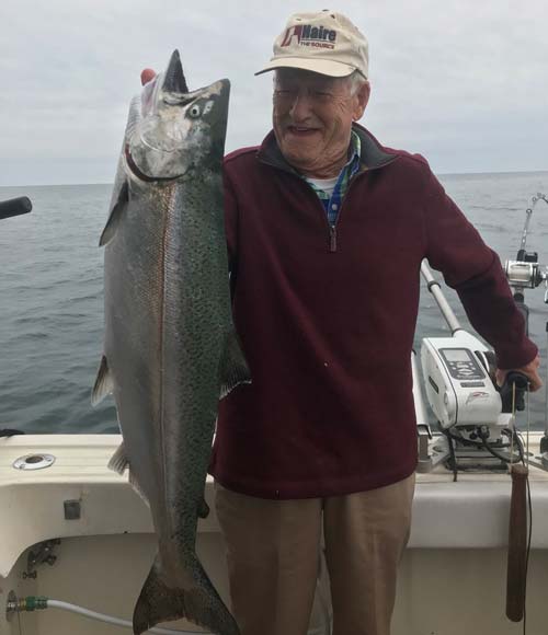 Barry from New Jersey with a king salmon