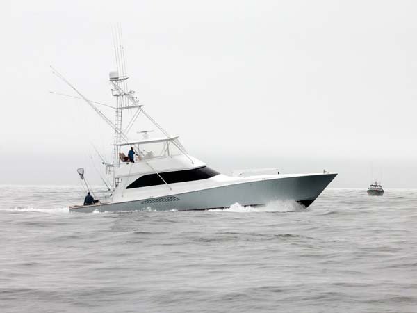 Always avoid fishing in busy channels in low-visibility conditions.