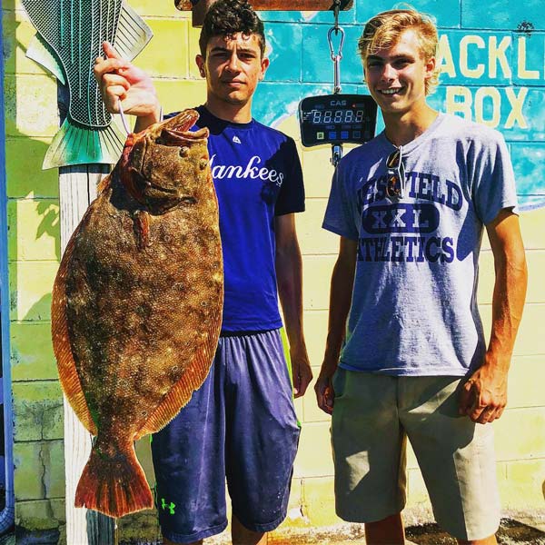 Dan Lisak of Westfield fluke