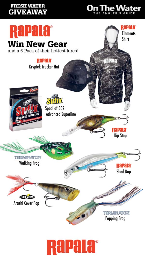Win A Rapala Gear Package And A Six-Pack of Their Hottest Lures! - On The  Water