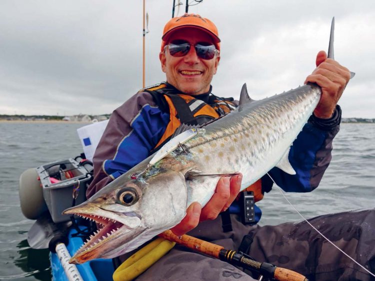 Eric Harrison with a big king mackerel