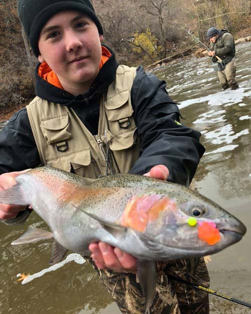 Ethan Bronschidle steelhead