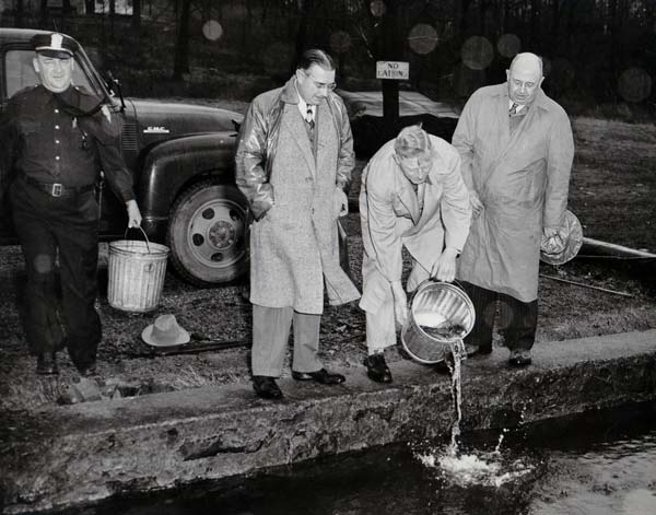  first-ever trout stocking on Lake Hopatcong