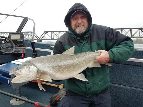 Richard Pisa Niagara River lake trout