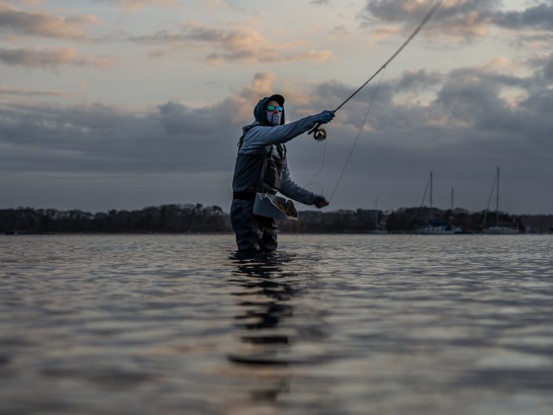 Fly Fishing for Surf Stripers - On The Water, fly fishing