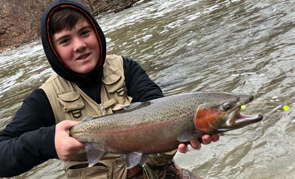 Ethan Bronschidle steelhead