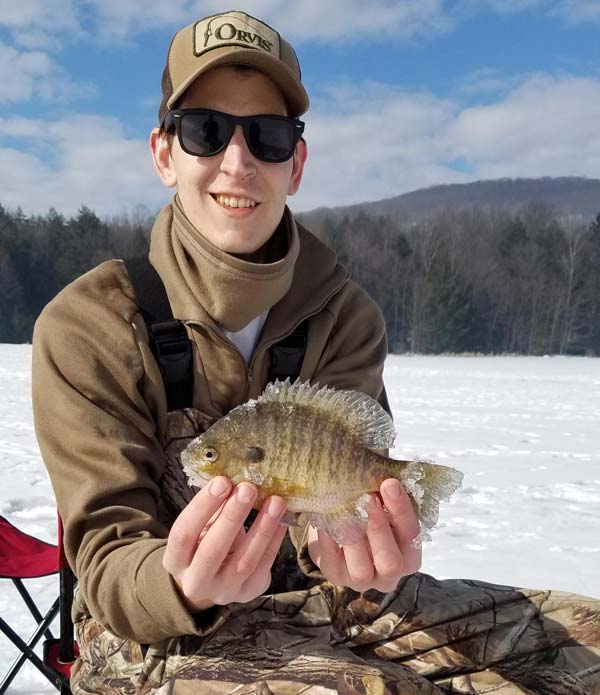 Nate Shervinskie Rose Valley Lake bluegill