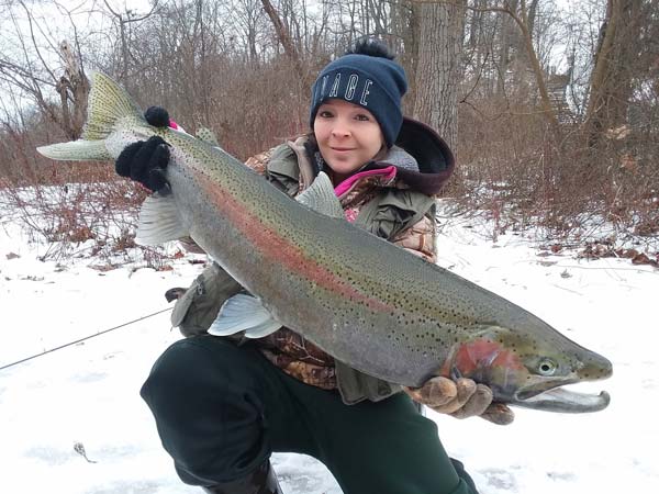 Buffy Frank Lake Ontario steelhead