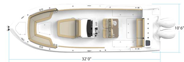 NauticStar 32 XS SPECS