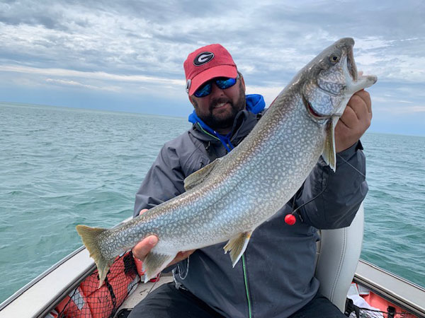 Gene Jensen lake trout