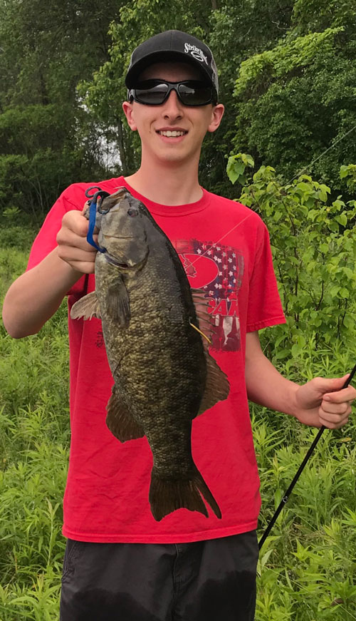 Parker Cinelli tagged smallmouth