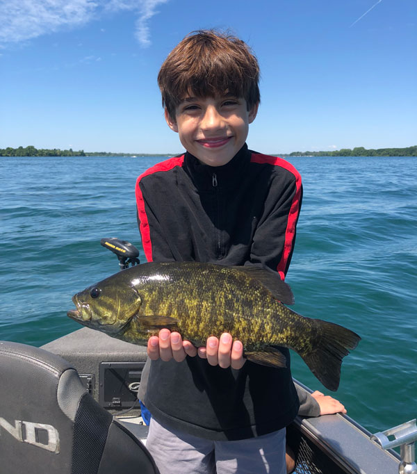 Max Gavigan smallmouth bass