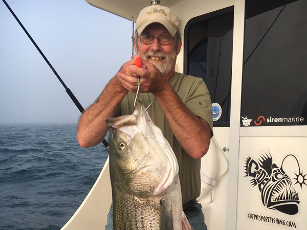 C-Devil II charters striped bass