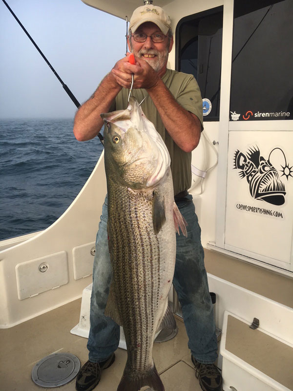 C-Devil II charters striped bass
