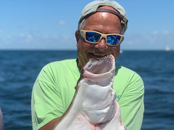 Booked Off Charters fluke