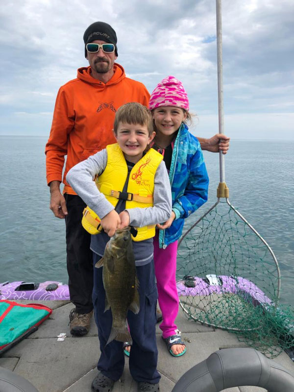 Hudson Spharr smallmouth bass