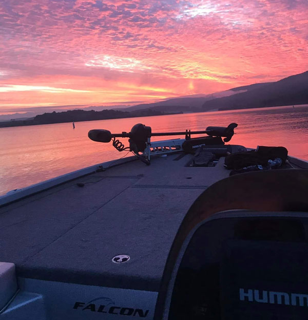 sunrise on at Tioga/Hammond Lake.