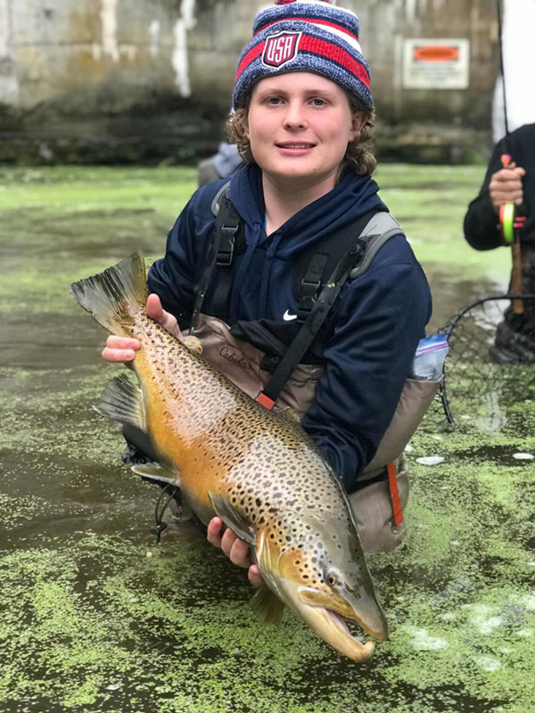 Keegan Walczak brown trout