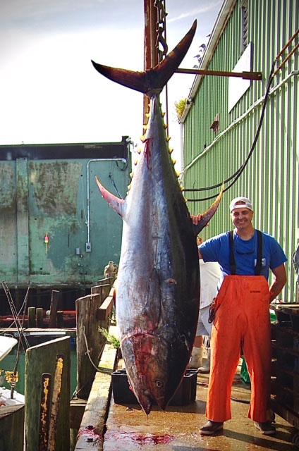 Tom Ciulla with 110-inches of tuna