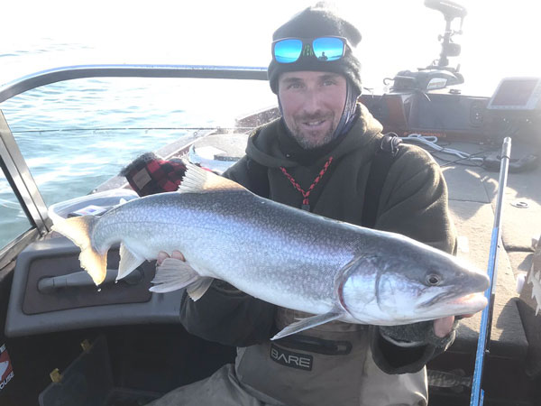Dennis Kreze lake trout