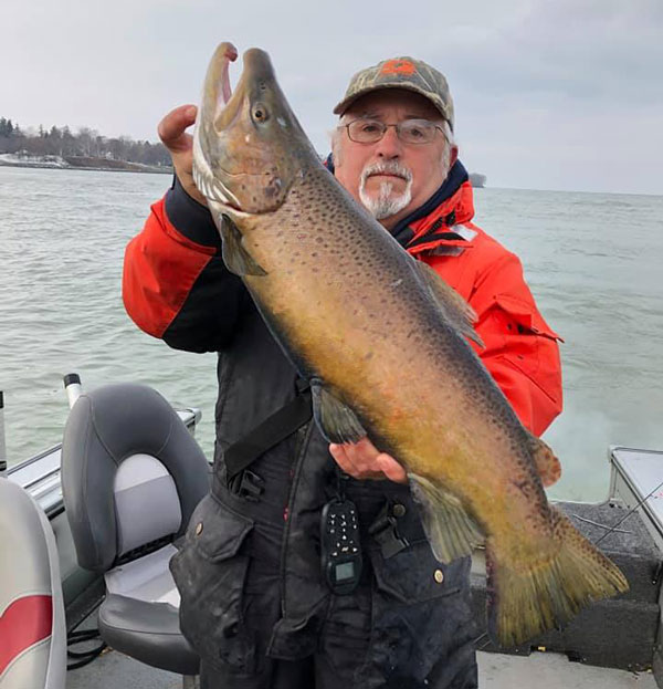 Capt. John DeLorenzo brown trout