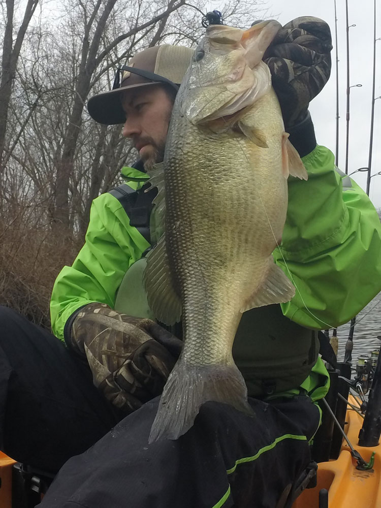 Josh from Three Belles largemouth bass