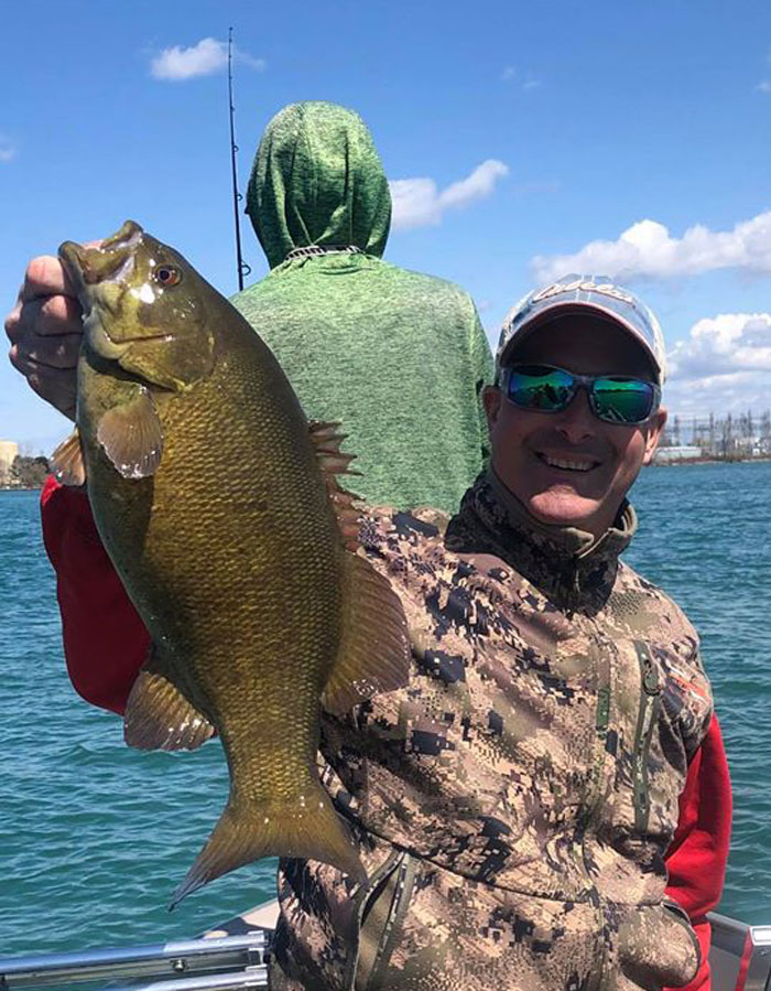 Capt. Chris Cinelli smallmouth bass
