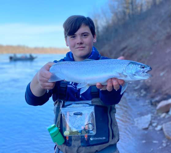 Ethan Bronschidle steelhead