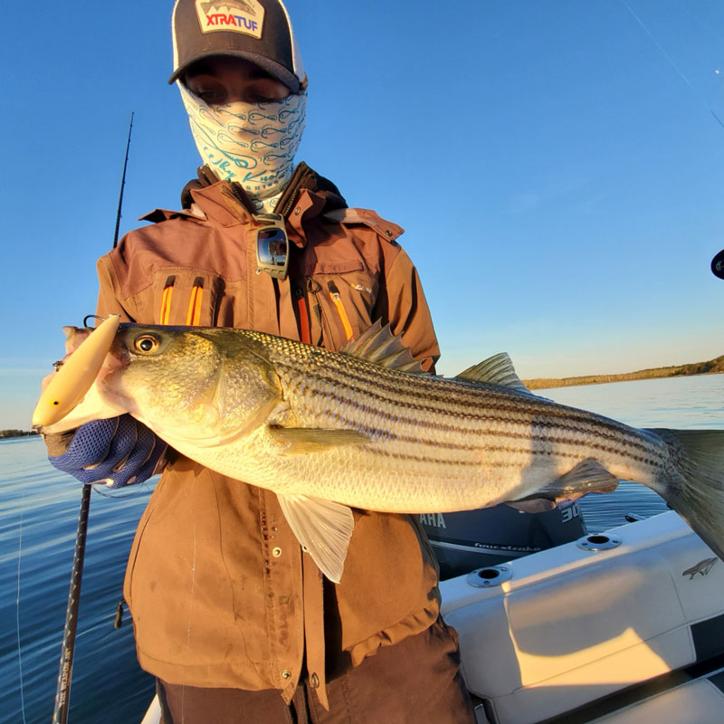 Capt. Brian Coombs striped bass
