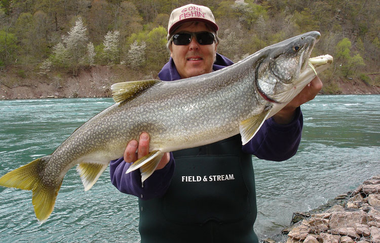 Mike Rzucidlo lake trout