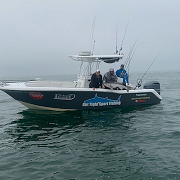 Lauren Aloisio 50-pound striped bass