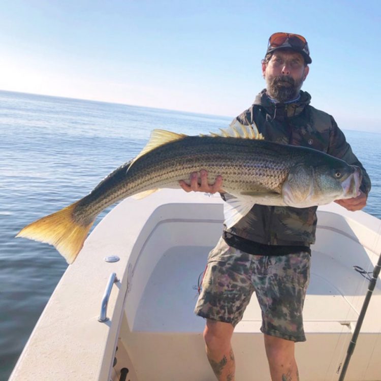Josh Potocki big striped bass