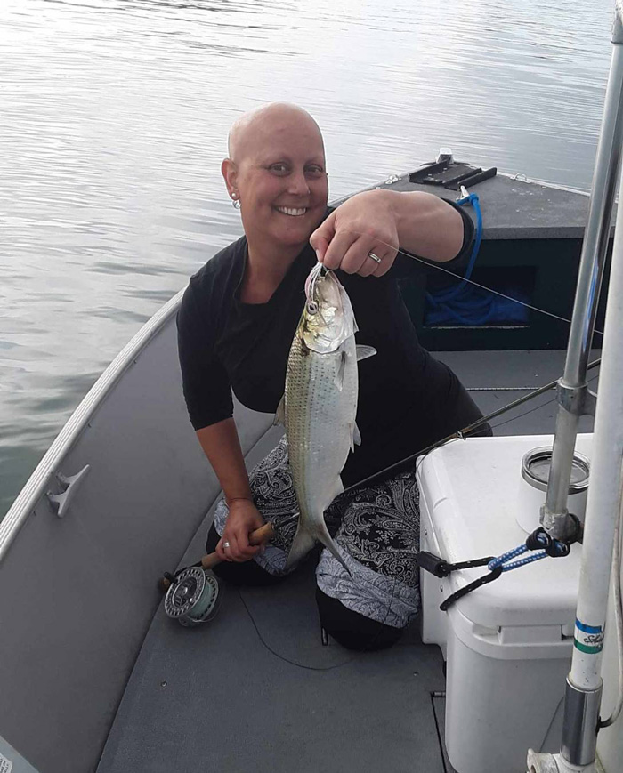 Tracey Cuzzuppee hickory shad