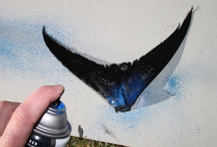 Adding some highlights of blue and green is a nice finishing touch.