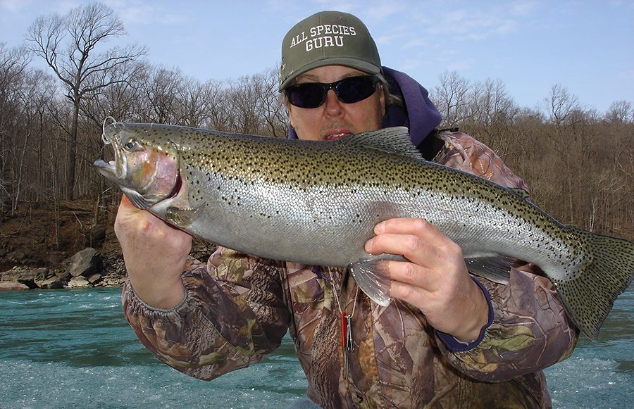 Mike Rzucidlo steelhead