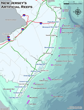 New Jersey Artificial Reefs