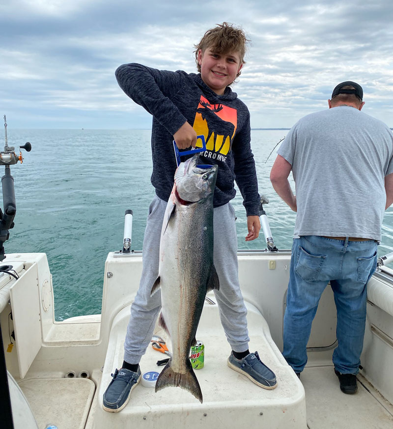 Zander Faupel king salmon