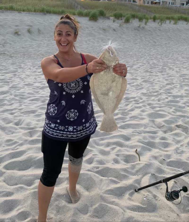 Lisa Schardien surf fluke