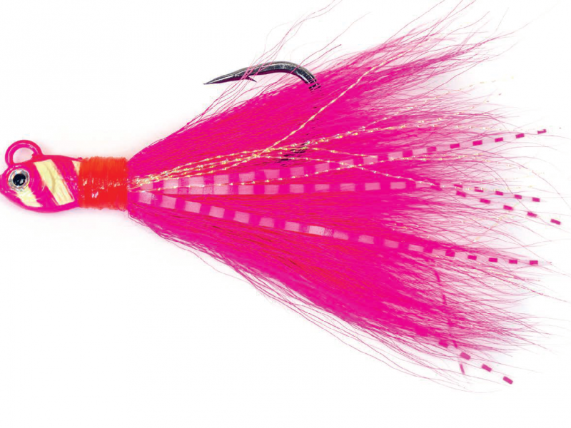 thumbnail image 2 of Spro Bucktail Jig - 3 Oz. - Pink 2 of 10