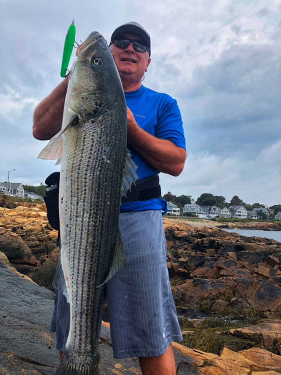 Robbie Roberts Cape Ann striped bass