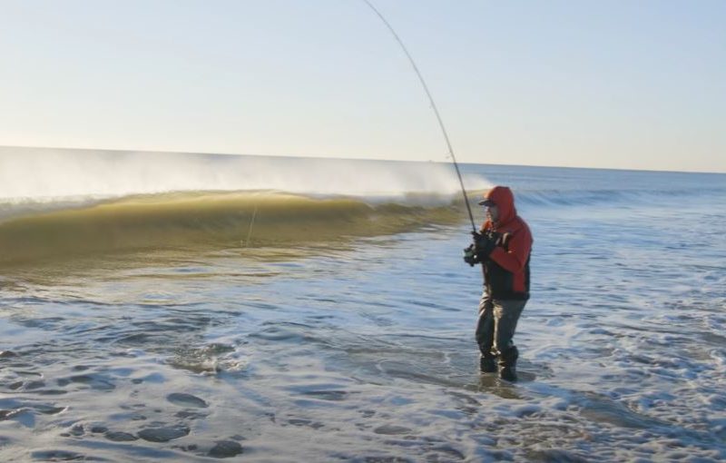 January Surfcasting - On The Water
