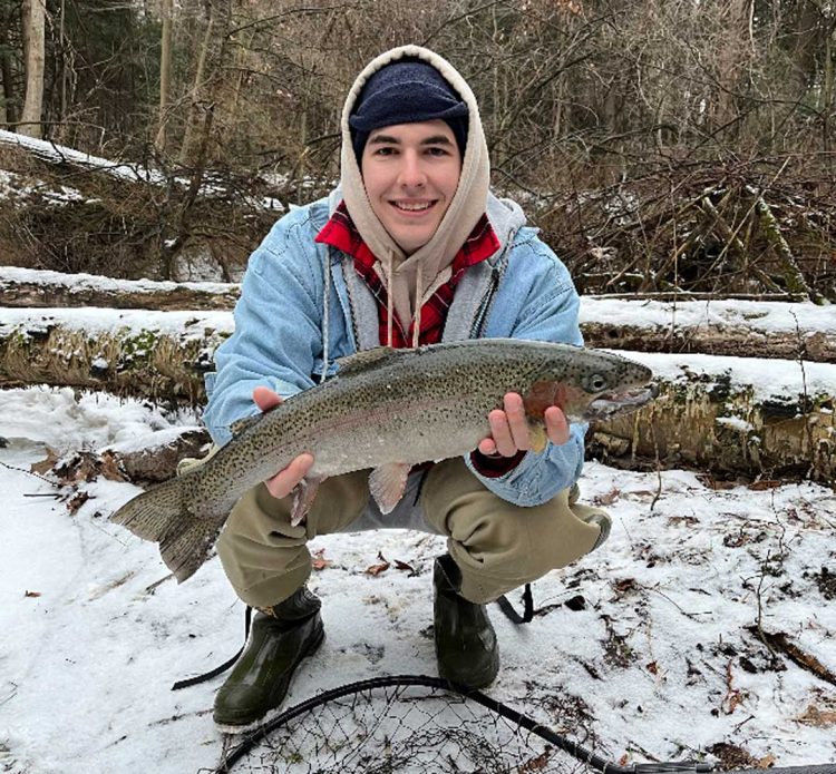 Austin M. with Lake Erie steelhead