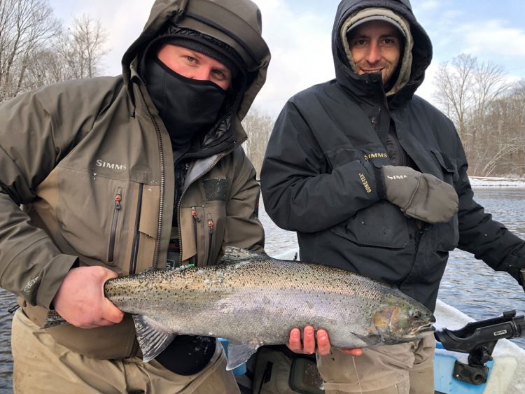 Greg and Mike steelhead