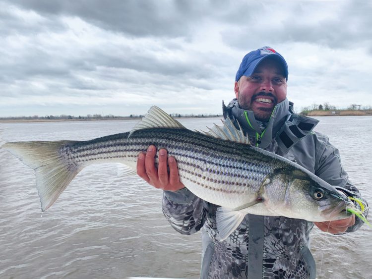 Spring Striper Fishing On Raritan Bay On The Water