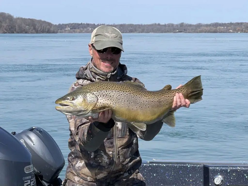 Capt. Ryan Shea brown trout