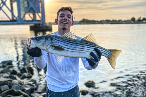 Aaron Benzrihem at the Canal train bridge