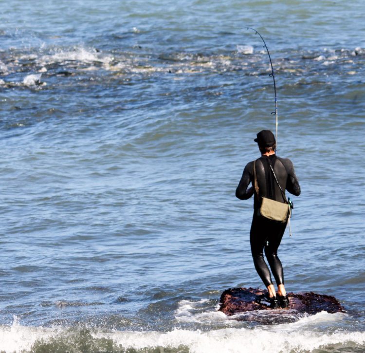 Montauk wetsuit fisherman